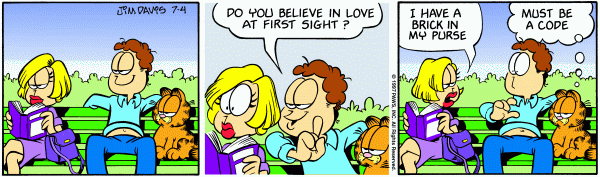Komiksy garfield - komiks z dnia 04/07/1997