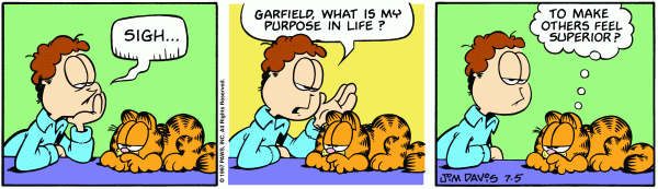 Komiksy garfield - komiks z dnia 05/07/1997