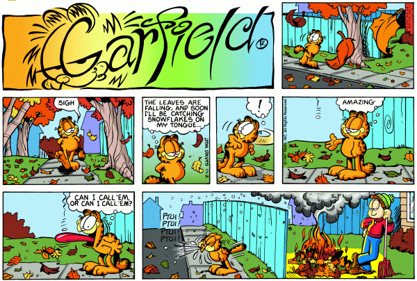 Komiksy garfield - komiks z dnia 02/11/1997