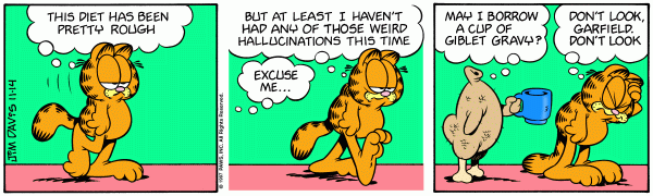 Komiksy garfield - komiks z dnia 14/11/1997