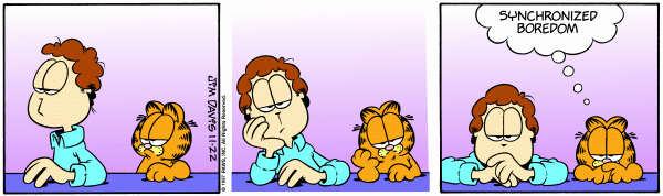 Komiksy garfield - komiks z dnia 22/11/1997