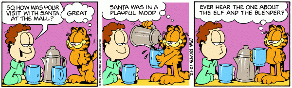 Komiksy garfield - komiks z dnia 12/12/1997