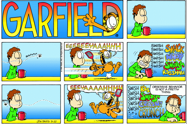 Komiksy garfield - komiks z dnia 22/03/1998