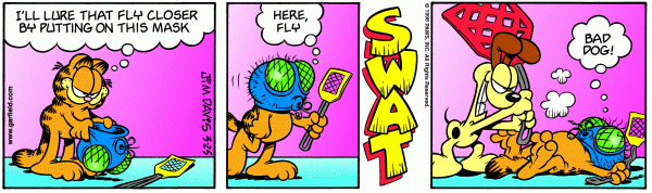 Komiksy garfield - komiks z dnia 25/03/1998