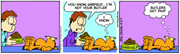 Komiksy garfield - komiks z dnia 27/05/1998