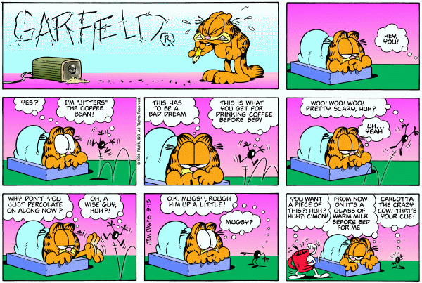 Komiksy garfield - komiks z dnia 13/09/1998