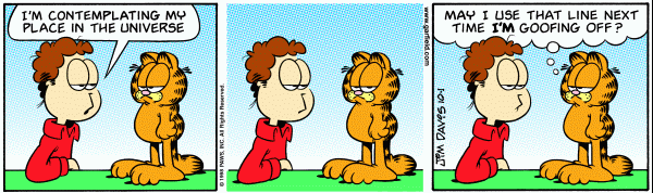 Komiksy garfield - komiks z dnia 01/10/1998