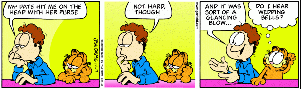 Komiksy garfield - komiks z dnia 07/11/1998