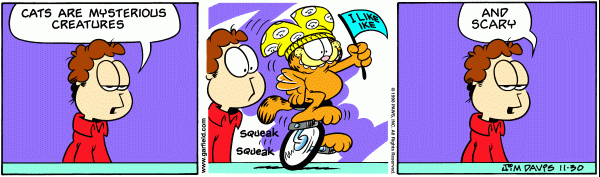 Komiksy garfield - komiks z dnia 30/11/1998