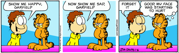 Komiksy garfield - komiks z dnia 06/01/1999