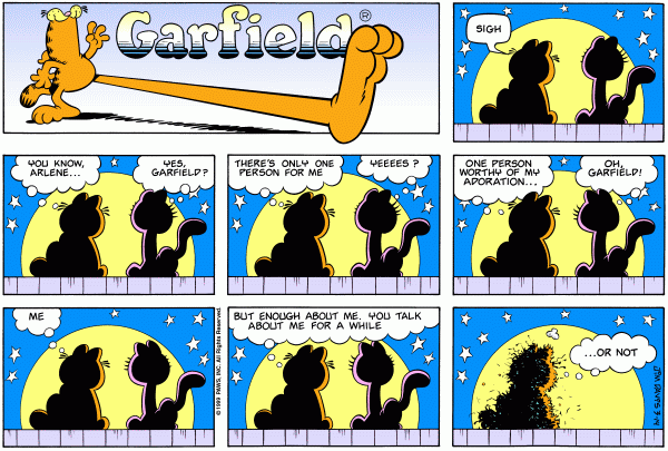 Komiksy garfield - komiks z dnia 14/03/1999
