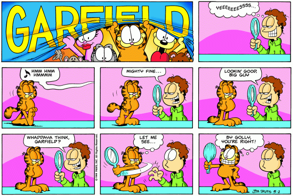 Komiksy garfield - komiks z dnia 02/05/1999