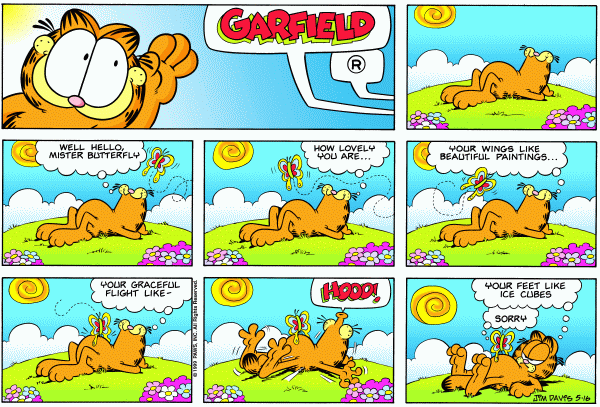 Komiksy garfield - komiks z dnia 16/05/1999