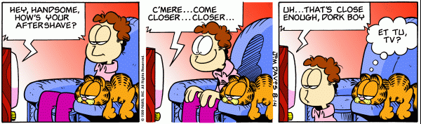 Komiksy garfield - komiks z dnia 14/08/1999