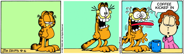 Komiksy garfield - komiks z dnia 06/09/1999