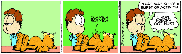 Komiksy garfield - komiks z dnia 23/09/1999