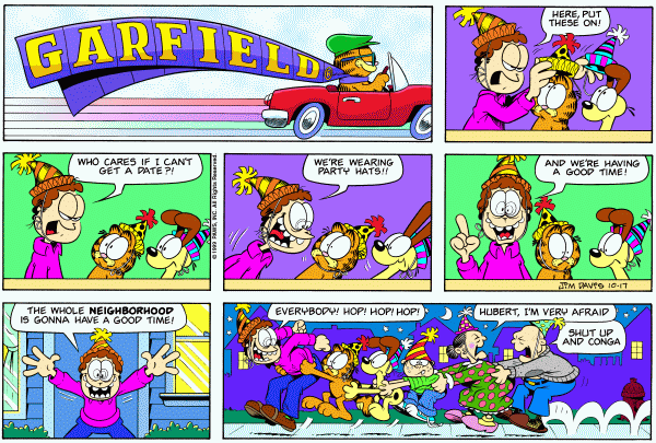 Komiksy garfield - komiks z dnia 17/10/1999