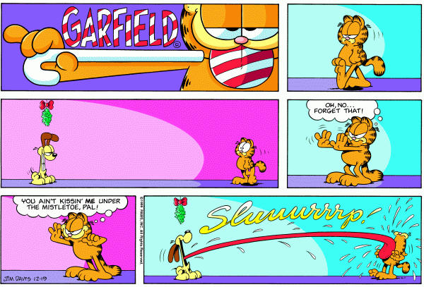 Komiksy garfield - komiks z dnia 19/12/1999