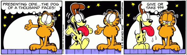 Komiksy garfield - komiks z dnia 22/02/2000