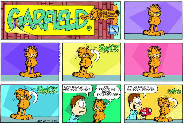 Komiksy garfield - komiks z dnia 30/04/2000
