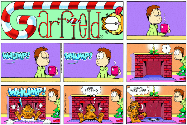 Komiksy garfield - komiks z dnia 10/12/2000