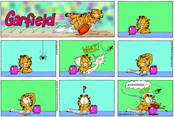 Komiksy garfield - komiks z dnia 04/03/2001