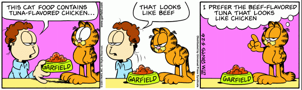 Komiksy garfield - komiks z dnia 26/05/2001