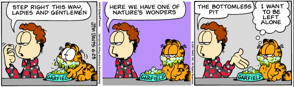 Komiksy garfield - komiks z dnia 23/06/2001