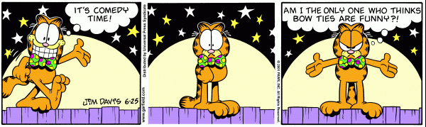 Komiksy garfield - komiks z dnia 25/06/2001