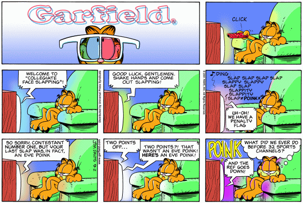 Komiksy garfield - komiks z dnia 02/09/2001