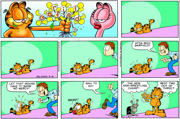 Komiksy garfield - komiks z dnia 19/05/2002