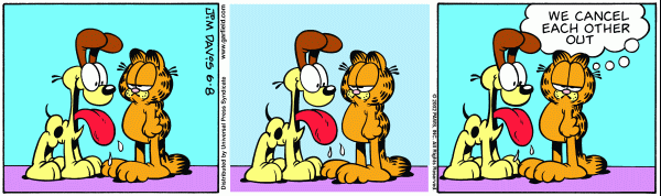 Komiksy garfield - komiks z dnia 08/06/2002