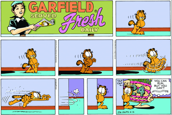Komiksy garfield - komiks z dnia 16/06/2002