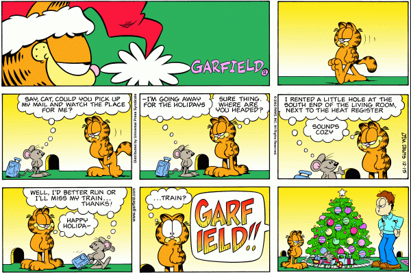 Komiksy garfield - komiks z dnia 15/12/2002