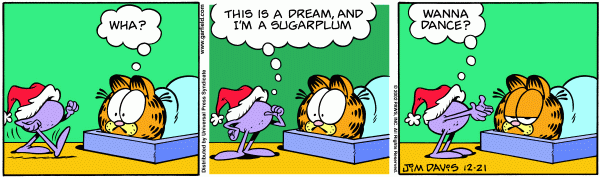 Komiksy garfield - komiks z dnia 21/12/2002