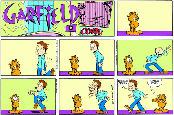 Komiksy garfield - komiks z dnia 23/02/2003