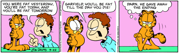 Komiksy garfield - komiks z dnia 22/03/2003