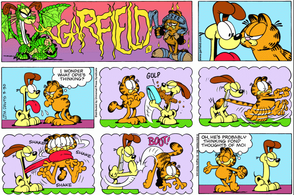 Komiksy garfield - komiks z dnia 30/03/2003