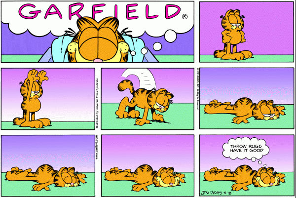 Komiksy garfield - komiks z dnia 18/05/2003