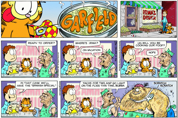 Komiksy garfield - komiks z dnia 26/10/2003