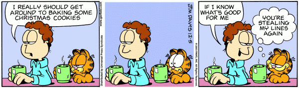 Komiksy garfield - komiks z dnia 05/12/2003