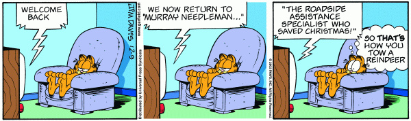 Komiksy garfield - komiks z dnia 09/12/2003