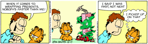 Komiksy garfield - komiks z dnia 17/12/2003