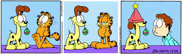 Komiksy garfield - komiks z dnia 23/12/2003