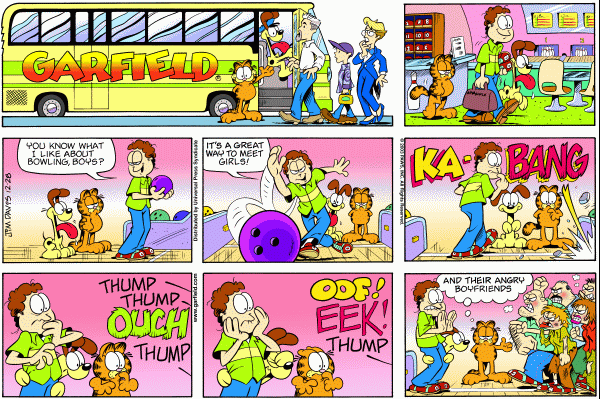 Komiksy garfield - komiks z dnia 28/12/2003