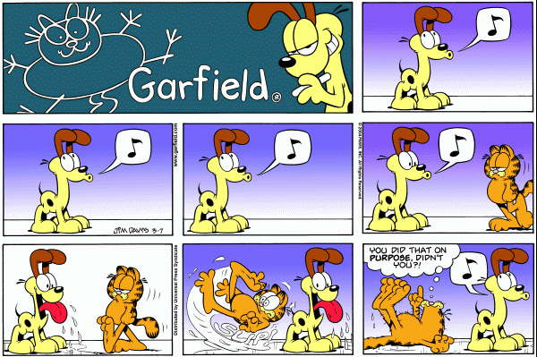 Komiksy garfield - komiks z dnia 07/03/2004