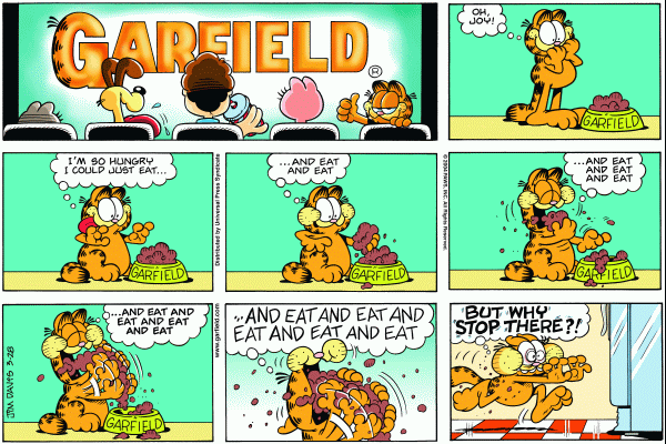 Komiksy garfield - komiks z dnia 28/03/2004