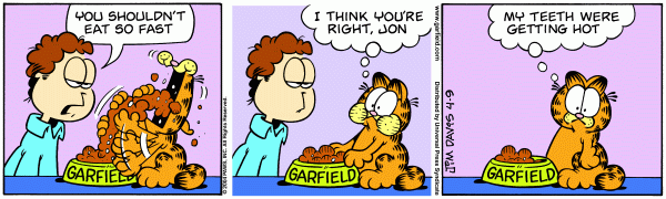 Komiksy garfield - komiks z dnia 09/04/2004