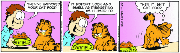 Komiksy garfield - komiks z dnia 29/04/2004