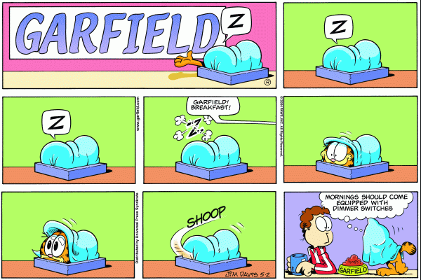 Komiksy garfield - komiks z dnia 02/05/2004